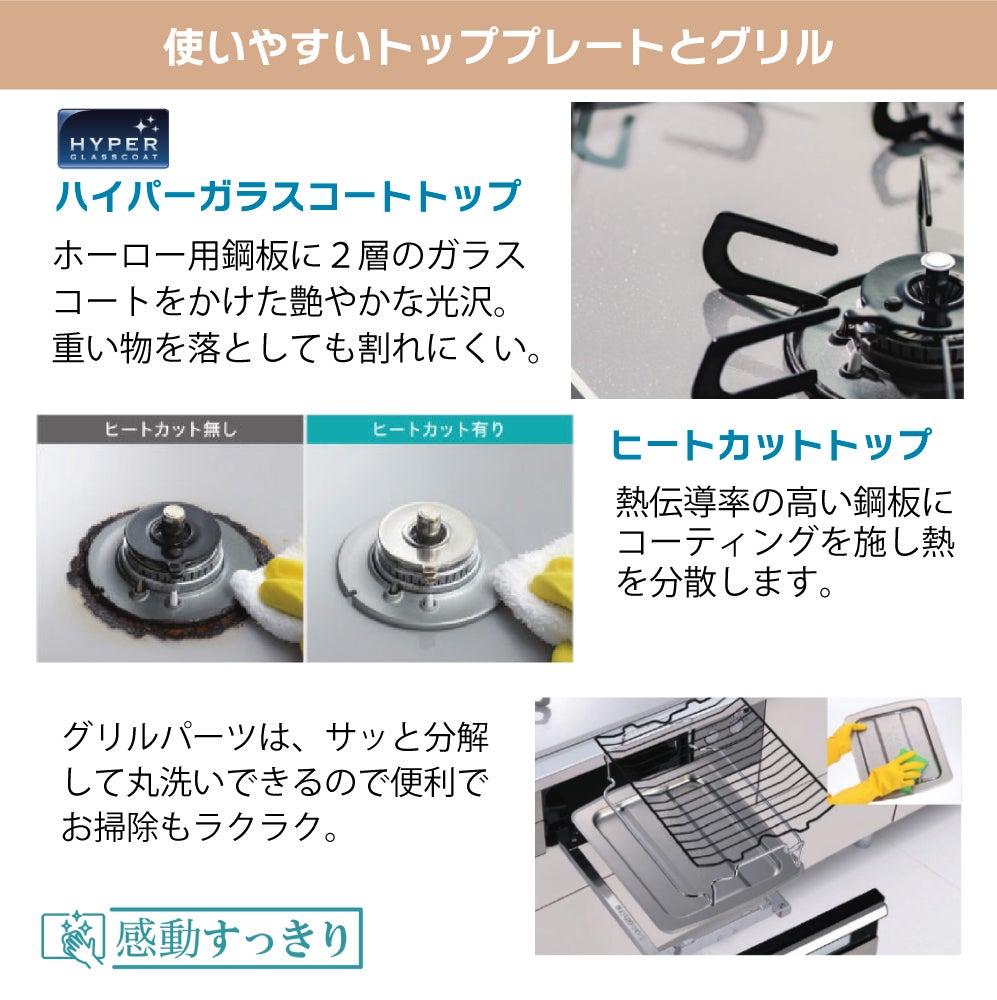 都市ガス13A限定【パロマ(旧モデル)】ビルトインコンロ PD-829WS-60CV